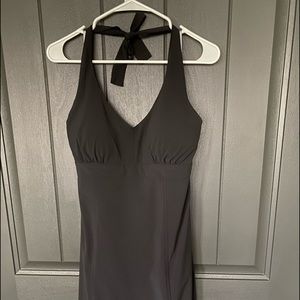 Athleta Black Halter Dress